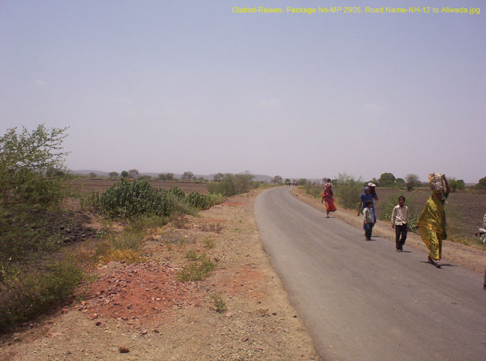 District-Raisen, Package No-MP 2905, Road Name-NH-12 to Aliwada